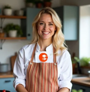 Portrait of Natalie, author at Tolearnrecipes.com, smiling in a bright kitchen setting