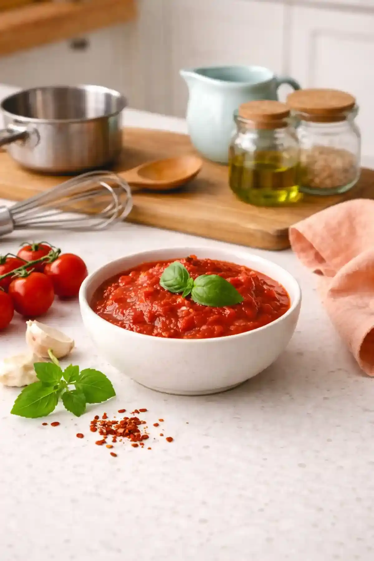 Tomato Sauce for Homemade Sauces Guide homemade sauces guide tomato sauce in a bowl for pasta and hearty meals